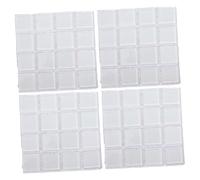 UKCOCO 4pcs Cooling Mat for Small Pets Cooling Pad for Hamsters and Chinchillas Easy to Clean for Hot Days