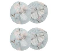 UKCOCO 4pcs Cotton and Linen Bread Basket Liners for Proofing Dough Convenient Bread Fermentation Covers Maintaining Dough Shape for Baking at Home Or Professional Bakeries