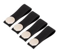 UKCOCO 4pcs Detachable Polyester Hockey Helmet Replacement Chin Strap with Single Snap, Helmet Repair Kit for Sports Head Protection Accessories