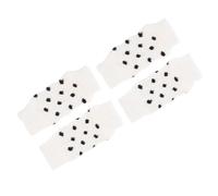 UKCOCO 4pcs Dog Leg Joint Socks White Cotton and Polyurethane Pet Leg Warmers Protecting from Snow and Cold Anti-slip Socks for Dogs Weighing 1.5-6kg
