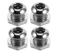 UKCOCO 4pcs Drum Air Vent Screws with Washer for Snare and Bass Drum Replacement Enhanced Acoustics Quick Installation for Optimal Performance