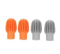 UKCOCO 4Pcs Drumstick Mute Covers Silicone Drumstick Caps for Silent Practice Durable and Elastic Drum Set Accessories Sound Dampening Protectors for Beginners and Professionals
