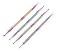 UKCOCO 4pcs Dual Ended Rhinestone Dotting Pen Set for Nail Art Versatile Nail Art with Multiple Heads for Unique Designs for DIY Crafts and Decorations