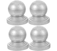 UKCOCO 4pcs fence post cap replacement fence post finials metal fence post caps fence post accessory decorative fence post caps fence topper fence post tops iron the fence top hat