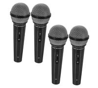 UKCOCO 4pcs Funny Boys and Girls Microphone Simulation Microphone Model Accessory for Boys and Girls Parties Dance Events