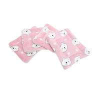 UKCOCO 4pcs Guinea Pig Blanket for Cage Soft Warm Sleep Pad Small Pet Supplies Hamster Blankets Rat Cage Liners Cozy Bedding Mat