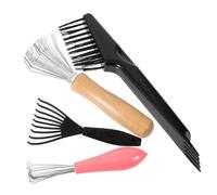 UKCOCO 4Pcs Hairbrush Cleaner Tool Scalp Comb Cleaner for Easy Hair Removal and Fresh Hair Maintenance