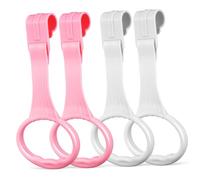 UKCOCO 4pcs Hand Pull Ring Toys for Boy Girl Walking Training Playpen Pull up Rings Crib Hanging Walking Assistant Tools Bed Stand up
