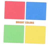 UKCOCO 4pcs Magnetic Eva Felt Whiteboard Eraser Dry Erase Board Cleaner for Classroom Office and Home Use for Blackboard and Glass Surfaces