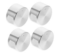 UKCOCO 4pcs Metal Gas Range Knob Replacement Universal Cooker Knobs Kitchen Stove Handle Zinc Alloy Easy Installation