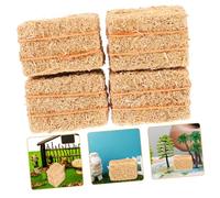 UKCOCO 4pcs Mini Faux Hayrick Decor for Dollhouse Artificial Straw Bales for DIY Farm Scene for Holiday and Year Decoration Miniature Harvest Atmosphere