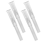UKCOCO 4pcs Miniature Fountain Nozzle for Ornamental Fish Compact Plastic Mushroom Shaped Design, Decorative Water Spray Head for Desktop Landscapes and Home Use