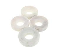 UKCOCO 4pcs Moxibustion Heat Insulation Jade Pad for Moxibustion Tower Base Safe Heat Resistant Pads for Herbal Therapy Healing Elderly Therapists