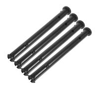 UKCOCO 4pcs Outdoor Plastic Trash Can Lid Latches Trashbin Cover Connecting Bolts Windproof Replacement Accessories for Dustbin Sturdy Nylon Inserts