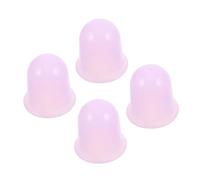 UKCOCO 4pcs Portable Silicone Cupping Apparatus with Manual Twisttop Vacuum for Muscle Relaxation Massage Multifunctional Skin Cups for Home Use Back Legs Arms