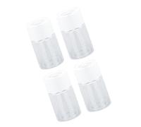 UKCOCO 4Pcs Pots Plastic Planters for Hydroponic Semi Hydroponic Plants for Spider Plants African Violets Versatile Indoor Use Easy Maintenance