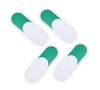 UKCOCO 4Pcs Privacy Slider Signs White Door Indicators for Home Office Restrooms Conference Rooms Self Adhesive Vacant Occupied Status Signs Wear Material