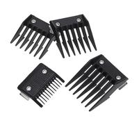 UKCOCO 4pcs Professional Hair Clipper Limiting Combs Set with Iron Hasp, Guide Attachments for Barber Accessories, Portable Positioning Combs for Home and Salon Hairdressing Tools Random
