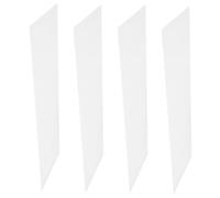 UKCOCO 4pcs PVC Self-Adhesive Cat Scratch Protection Tape Cuttable Stickers for Furniture and Wall Corners Secure Fit Easy to Install Prevents Cat Scratches