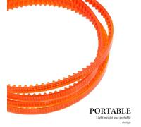 UKCOCO 4pcs Replacement Belts for Cotton Candy Maker, Plastic Marshmallow Machine Belts Accessory Set for Small Commercial Candy Floss Machines, Sugar Dispenser Supply Parts for Home