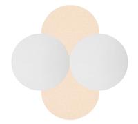 UKCOCO 4pcs Round Fabric Light Diffuser Lamp Covers for Ceiling Lights and Drum Lampshades Universal Fit Design Minimizes Shadows Suitable for Corridors