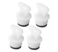 UKCOCO 4pcs Rubber Hot Water Bottle Stoppers Small 21mm Sealing Plugs for Hot Water Bags Leak-Resistant Replacement Caps for Heat Therapy Use