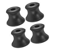 UKCOCO 4pcs Rubber Tuning Fork Holder Stand Universal Stable Support Base for Musical Instrument Tuning and Sound Therapy Accessories Black Multifunctional
