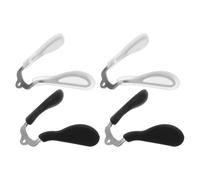 UKCOCO 4pcs S Eyeglasses Pads Metal Core Soft Silicone Bridge Rest Non-Slip Replacement for Eyewear Repair