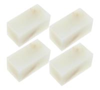 UKCOCO 4pcs Seal Carving Stone Set Lightweight Chinese Calligraphy Stamp Blanks Compatible with Diverse Inks for Painting and Art Studio Use in Japanese Stationery Style Color