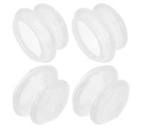 UKCOCO 4pcs Silicone Facial Cupping Cups, Beauty Cupping Set, Gentle Suction, Lightweight Soft Comfort, Easy Maintenance, for Home and Travel Skincare Spa