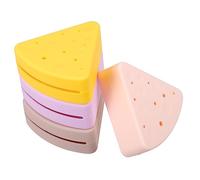 UKCOCO 4pcs Silicone Makeup Sponge Holder Case Triangle Travel Bag Organizing Beauty Tools Multiple Colors