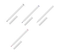 UKCOCO 4pcs Tattoo Marking Pens Set with Single Head, Precise Positioning Markers in White, Black, Purple, Red for Professional Cosmetic and Eyebrow Microblading Use