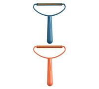 UKCOCO 4pcs Two-sided Lint Cleaner Lint Scraper with Plastic Handle for Pet Hair Removing Excellent Removing Effect Suitable for Home and Clothing Care