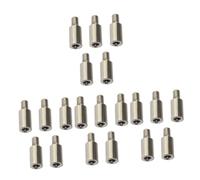 UKCOCO 4sets Scrapbook Extension Posts Album Extension Screw Posts Iron Plated Easy Install Replacement for Post-bound Photo Album 5pcs*4
