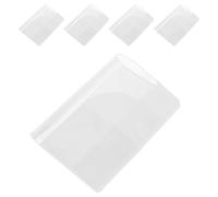 UKCOCO 5 Pack Passport Holder Protector Case with Waterproof PVC Material, Reliable Design for Passport and Document Protection, for Home and Business Trips