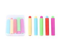 UKCOCO 5 Pcs Chalk Holder with Dacron Storage Box, Convenient and Keeps Hands Clean, for Teachers and Using Drawing Boards or Office Blackboard Random Color