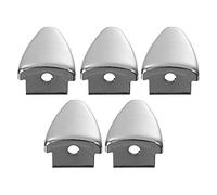 UKCOCO 5 Pieces Silver Zinc Alloy Drum Claw Hooks for Trap Drum Triangle Shape Strong Enough from Falling