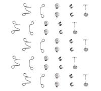 UKCOCO 5 Sets Adjustable Daisy Non-Slip Nail-Free Jeans Waist Buckles Detachable Pants Waist Fasteners for Small Size and Clothing Accessories