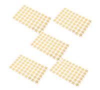 UKCOCO 5 Sheet Tiny Star Stickers for Reward Chart Self Adhesive Shiny Incentive Stars for Classroom Behavior Management Student Planning and Holistic Development