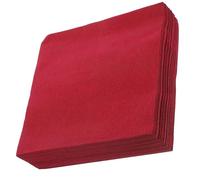 UKCOCO 50 Pcs Disposable Dinner Napkins Made from Soft and Absorbent Wood Pulp Paper, Thickened Texture for Weddings, Parties, and Home Use in Dark Red Colour