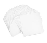 UKCOCO 50 Pcs Square Watercolor Cards White Blank Watercolor Paper for Artists Painting Drawing Bulk Classroom Supplies with Strong Water Absorption and Versatile Use