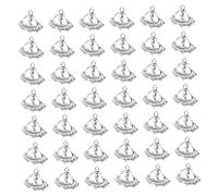 UKCOCO 50pcs Cute Alloy Charm Pendants for DIY Jewelry Making Event Friendly Design for Parties and Craft Workshops for Group Projects and Creative Fun