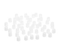UKCOCO 50pcs Durable Plastic Toothpaste Caps Leakproof Tube Lids for Travel Self Sealing Toothpaste Covers Effortless Twist Mechanism Stylish Design for Everyday Use
