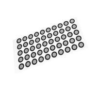 UKCOCO 50pcs High Reflective 3d Tracking Dot Reference Point Markers for 3d Scanners, Black Pet Reflective Film Stickers No Scan Interference for Accurate Positioning Targets in Scanning