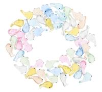 UKCOCO 50pcs Mini Resin Shark Figurines: Cute Tiny Sharks Durable Versatile for Aquarium Fish Tank Decor - Home Office Micro Landscape Ornaments Resin Animals