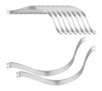 UKCOCO 50pcs Picture Frame Backing Clips Invisible Fixation Wear Resistant Aluminum Alloy Framing Supplies Silver for Wall Hanging in Home Decoration