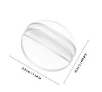 UKCOCO 50pcs Plastic Game Card Stands 24x10mm 2mm Thick round Base Clips for Board Games Table Number Holders Playing Card Display Accessories