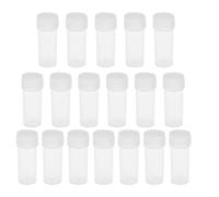 UKCOCO 50pcs Plastic Sample Bottles 5ml Small Vials Refillable with Caps Environmental Friendly for Pharmacies Inside Purses Or Bags