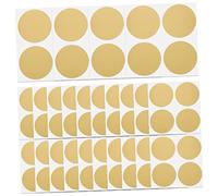 UKCOCO 50pcs Round Scratch Off Sticker Labels DIY Peel and Stick Adhesive Scratch Off Film for Party Games Prize Cards