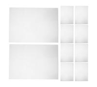 UKCOCO 50pcs Sheet Music Page Protectors, Plastic Document Folders for Piano, Guitar, Violin, Cello, Ukulele, Waterproof and Dustproof Covers Suitable for Music Sheets and Files